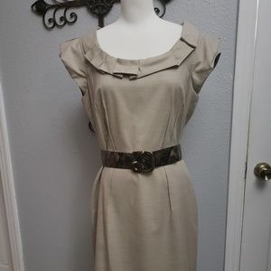 Antonio Melani Khaki dress with belt